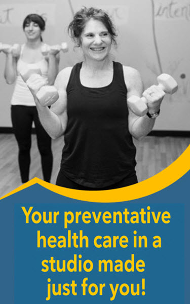 Your preventative health care in a studio made just for you!