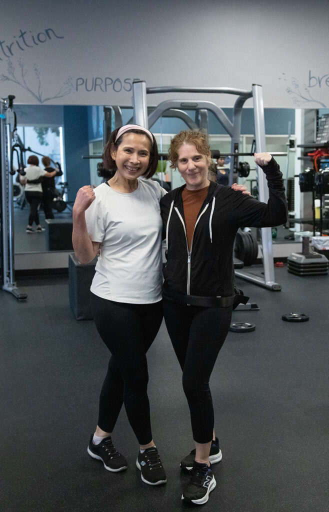 workout buddies